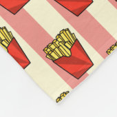French Fries Pattern Fleecedecke (Ecke)