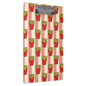 French Fries Pattern Klemmbrett (Rechts)