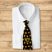 French Fries Pattern Necktie Krawatte