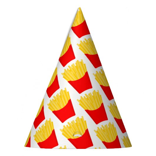 French Fries Pattern Partyhütchen (Links)