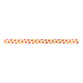 French Fries Pattern Satinband (Vorderseite)