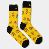 French Fries Pattern Socks Socken (Rechts)