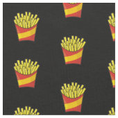 French Fries Pattern Stoff (Nahaufnahme)