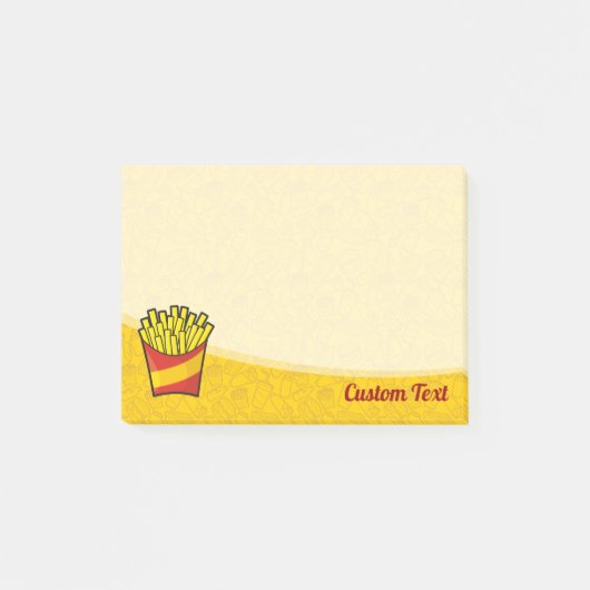 French Fries Post-it Klebezettel (Vorderseite)