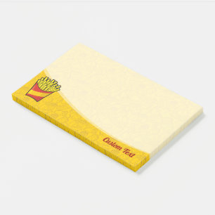 French Fries Post-it Klebezettel