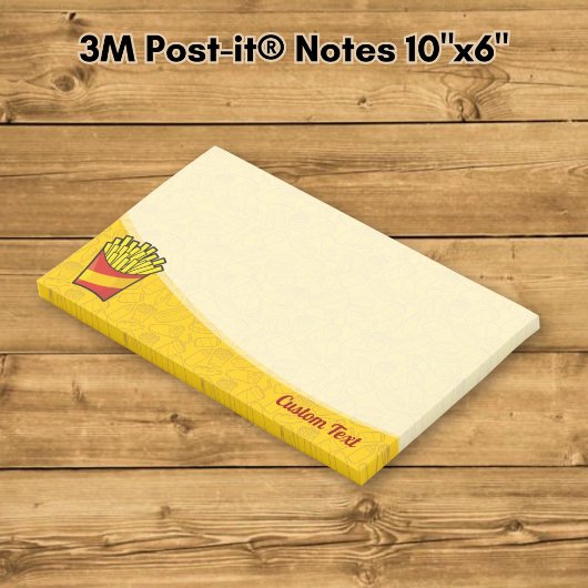 French Fries Post-it Klebezettel