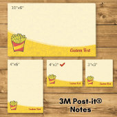French Fries Post-it Klebezettel