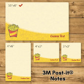 French Fries Post-it Klebezettel