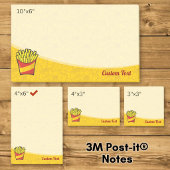 French Fries Post-it Klebezettel