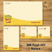 French Fries Post-it Klebezettel
