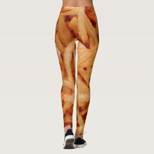 French Fries Potato Fry Leggings (Rückseite)