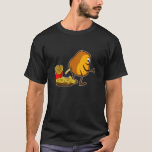 French Fries Potato Kackend Fries Spaß T-Shirt