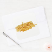 French Fries Quadratischer Aufkleber (Umschlag)