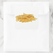 French Fries Quadratischer Aufkleber (Tasche)