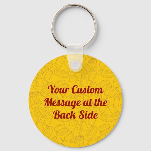 French Fries Schlüsselanhänger (Rückseite)