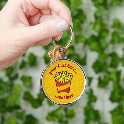 French Fries Schlüsselanhänger (Hand)