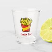 French Fries Schnapsglas (Vorderseite)