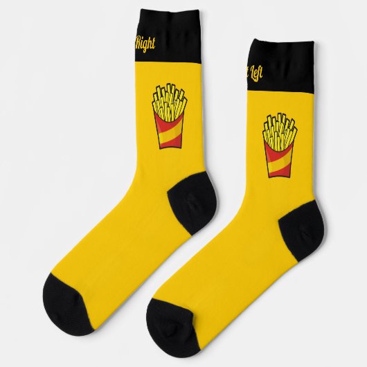 French Fries Socks Socken (Linkes Detail)