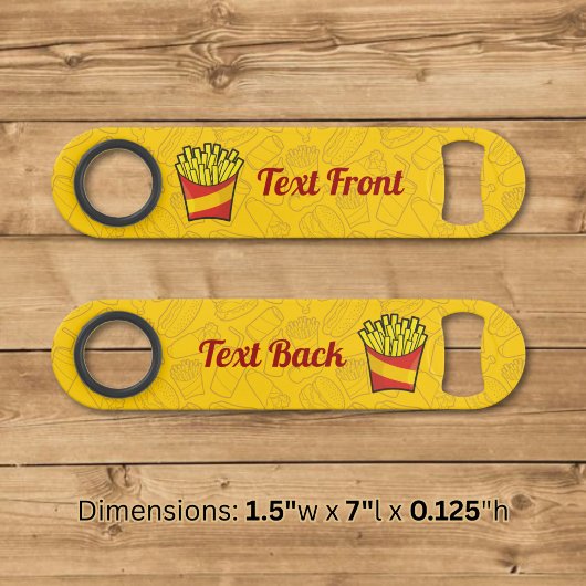 French Fries Speed Bottle Opener Flaschenöffner