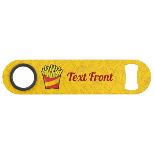 French Fries Speed Bottle Opener Flaschenöffner (Vorderseite (Horizontal))