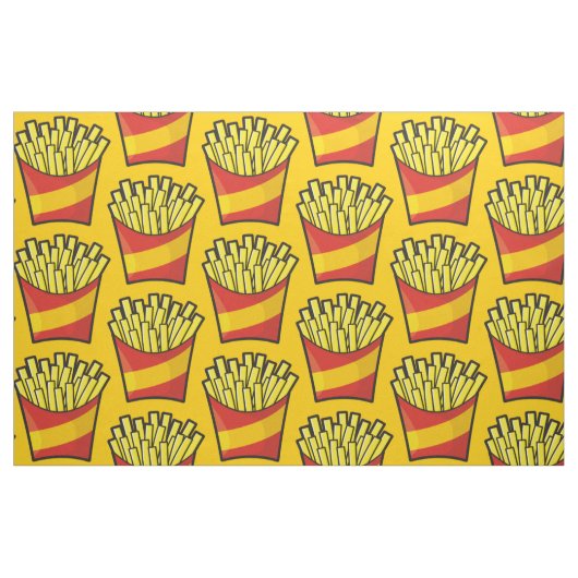 French Fries Stoff (Fat Quarter (45,7 x 55,9 cm))