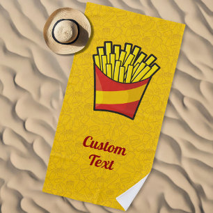 French Fries Strandtuch