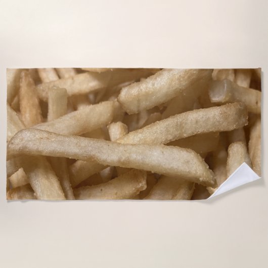 French Fries Strandtuch (Vorderseite)