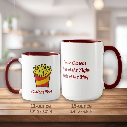 French Fries Tasse