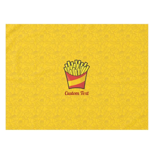 French Fries Tischdecke (Vorderseite (Horizontal))