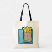 French Fries Tote Bag Tragetasche (Rückseite)