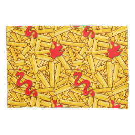 French Fries und Red Sauce Ketchup Novelty Kissenbezug