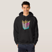 French Fries Vaporwave Retrowave Aesthetic Hoodie (Vorne ganz)