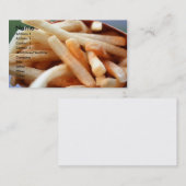 French Fries Visitenkarte (Vorne/Hinten)