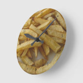 French Fries Wall Clock Runde Wanduhr (Winkel)