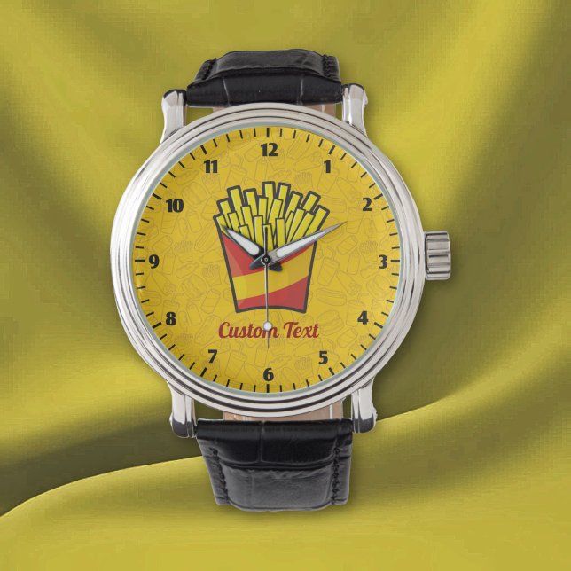 French Fries Wrist Watch Armbanduhr (Von Creator hochgeladen)