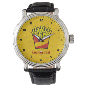 French Fries Wrist Watch Armbanduhr