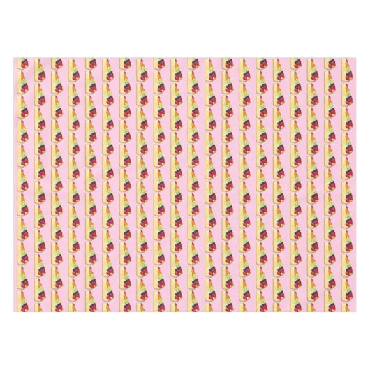 French Fruit Custard Tart Dessert Pie Slice Backen Tischdecke (Vorderseite (Horizontal))