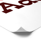 French Fry Addict Poster (Ecke)