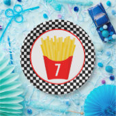 French Fry Birthday Party Pappteller (Party)