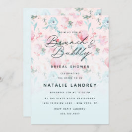 French Garden Blumenbrunch & Bubbly Brautparty Einladung