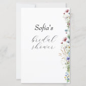 French Garden Party Blume Brautparty (Rückseite)