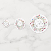 French Garden Party Blume Brautparty Konfetti (Vorderseiten)