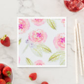 French Garden Party Bridal Shower Serviette (Beispiel)