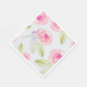 French Garden Party Bridal Shower Serviette (Ecke)