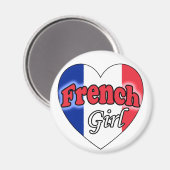 French Girl Magnet (Vorderseite/Rückseite)
