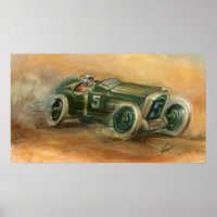 French Grand Prix Racecar by Ethan Harper