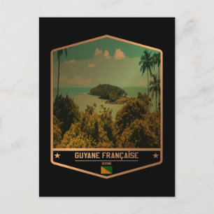 French Guyana Postkarte