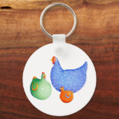 French Hens Schlüsselanhänger (Vorderseite)