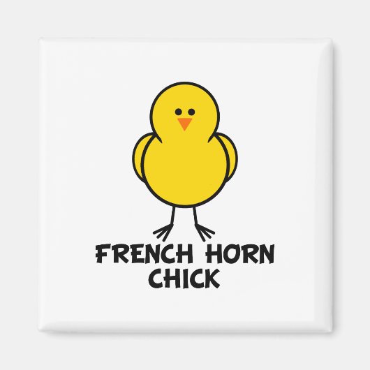 French Horn Chick Magnet (Vorne)