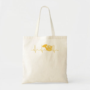 French Horn Music Lover Heartbeat Horn4 Tragetasche